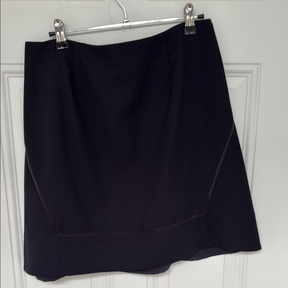 Tory Burch Black A-Line Mini Skirt for Work